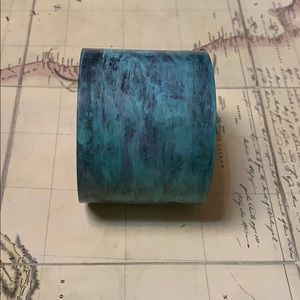 Handmade Upcycled Copper Patina Cuff Bracelet